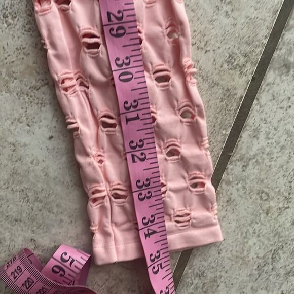 MAISIE WILEN Perforated Leggings Pink - Picture 13 of 16